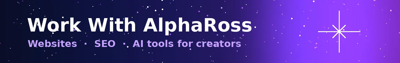 Work With Alpha Ross